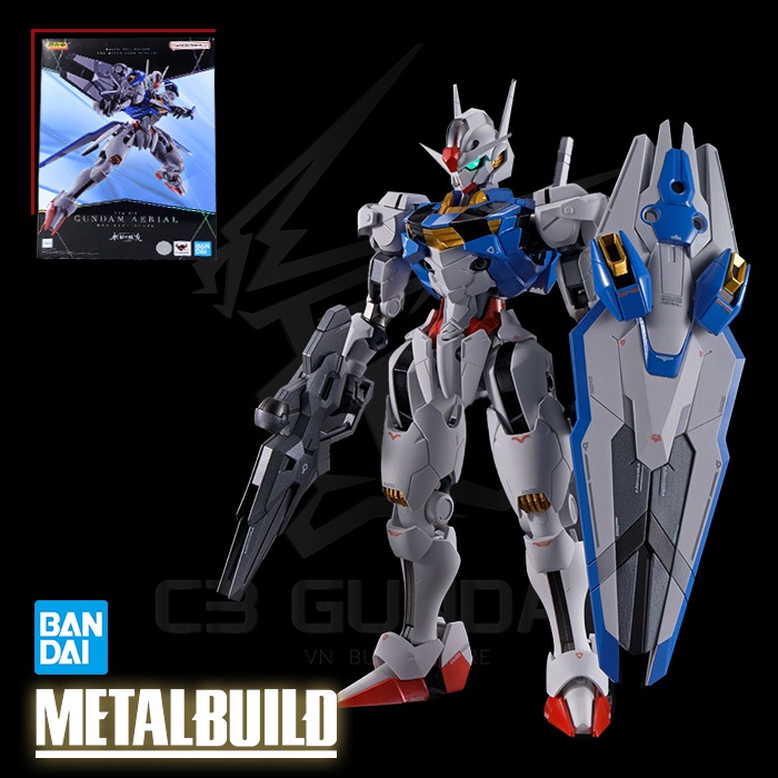 [BANDAI] MÔ HÌNH MB Metal Build Bandai Chogokin XVX-016 Gundam Aerial