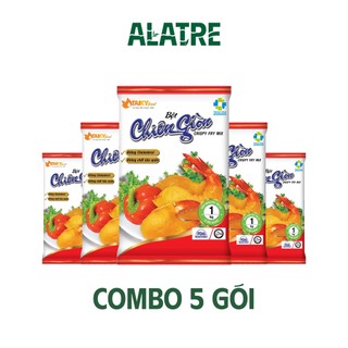 Combo 5 gói bột chiên giòn đỏ Tài Ký 1kg - Alatre phân phối