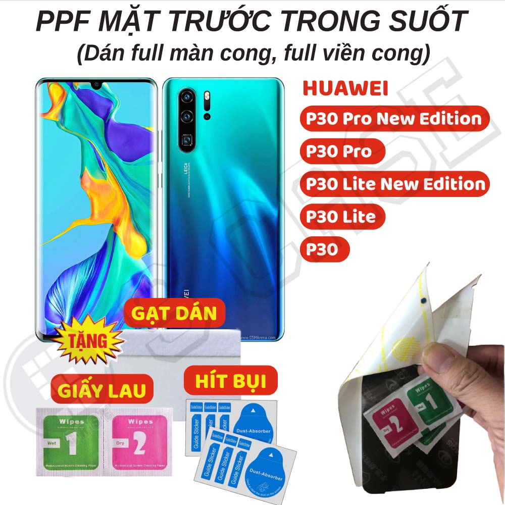 Dán PPF Full Màn Trong Suốt Huawei P30 Pro/ P30 Lite/ P30