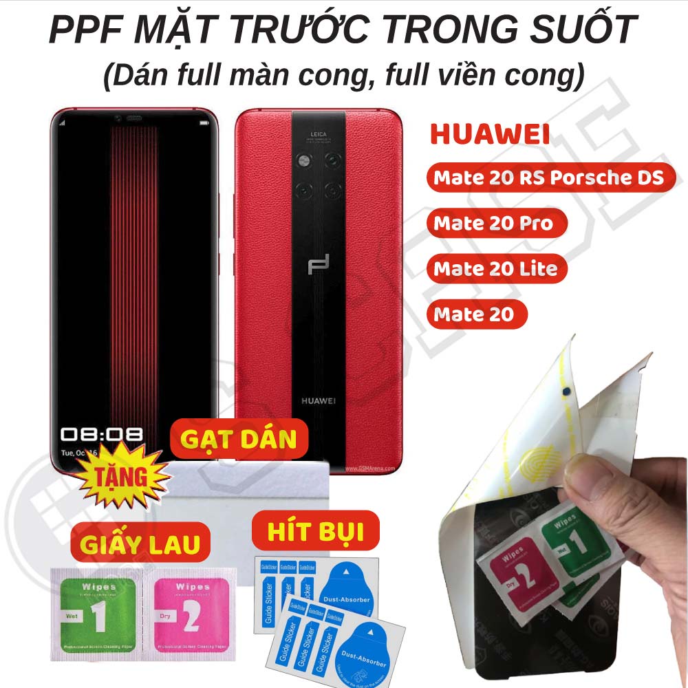 Dán PPF Full Màn Trong Suốt Huawei Mate 20 RS Porsche Design/ Mate 20 Pro/ Mate 20 Lite