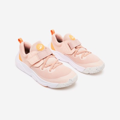 Giày thể thao trẻ em có quai dán DECATHLON Playful Fast hồng mã 8788813