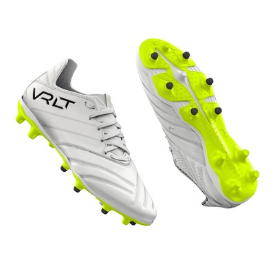 Giày đá bóng da chất lượng cao DECATHLON Viralto II Matador trắng/vàng mã 8917481