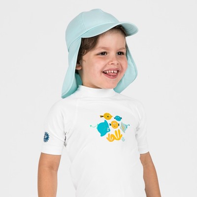 Mũ lưỡi trai trẻ em chống tia UV DECATHLON Xanh bạc hà mã 8940500