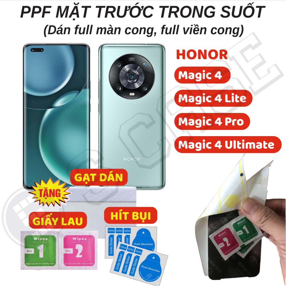 Dán PPF Full Màn Trong Suốt Honor Magic 4 Ultimate/ Magic 4 Pro/ Magic 4 Lite