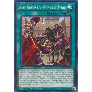 Thẻ bài Yugioh - DIFO-EN064 - Ancient Warriors Saga - Deception and Betrayal