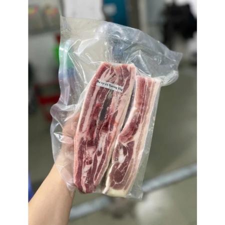 Ba Rọi Có Xương Tươi Ngon bịch 1kg (hỏa tốc siêu thanh)