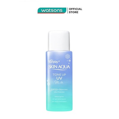 Sữa Chống Nắng Sunplay Skin Aqua Hiệu Chỉnh Sắc Da Tone Up UV Milk Blue SPF50+ PA++++ 50g