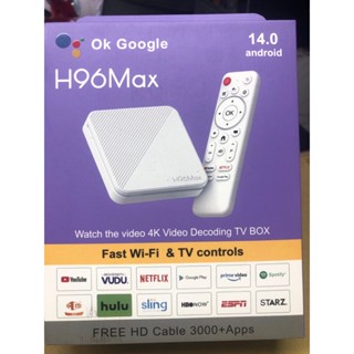 android 14 tv box h96 max H313 ram2g rom 16g 8k ứng dụng xem truyền hình miễn phí tìm kiếm giọng nói