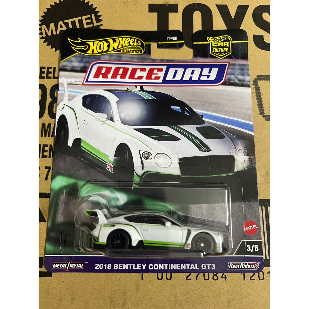 LeHuong Diecast - Mô Hình Xe Hơi Hot Wheels 2018 BENTLEY CONTINENTAL GT3 Race Day