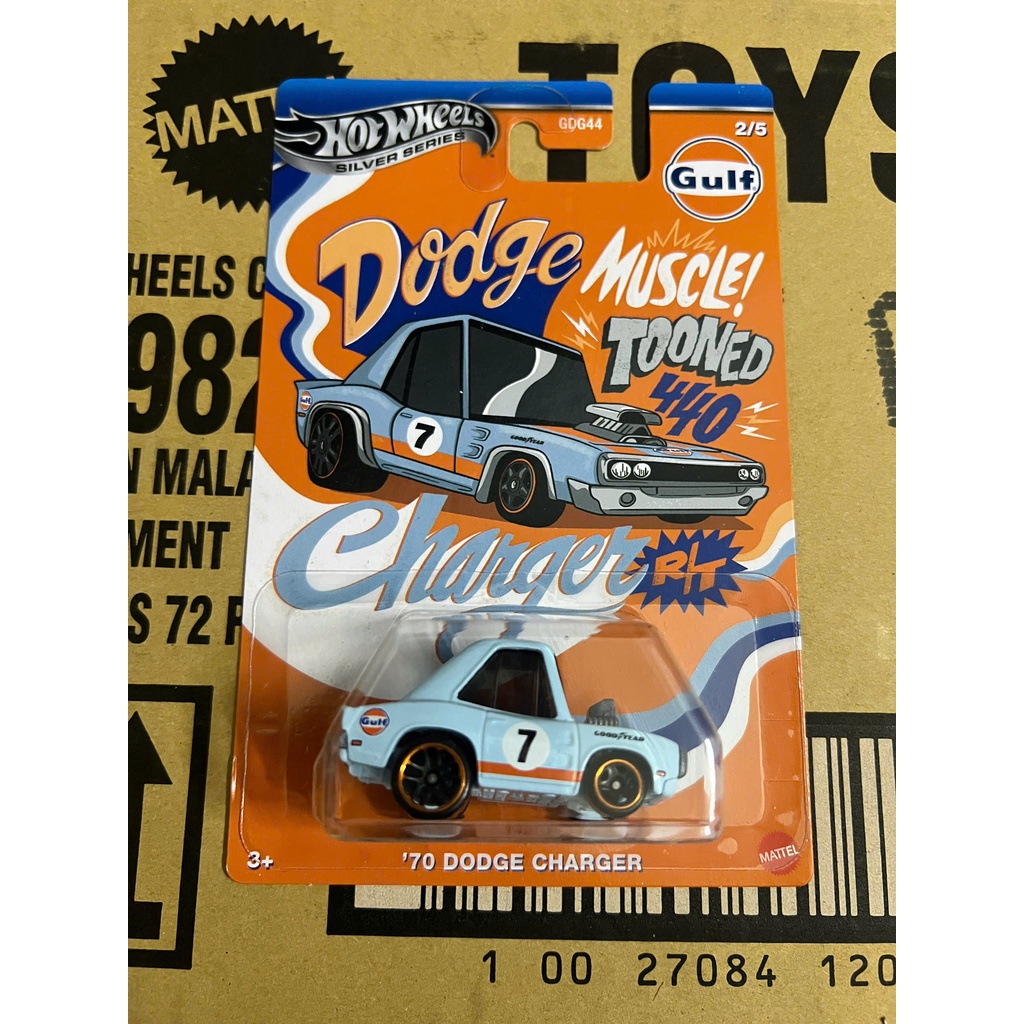 LeHuong Diecast - Mô Hình Xe Hơi Hot Wheels '70 DODGE CHARGER Tooned Gulf