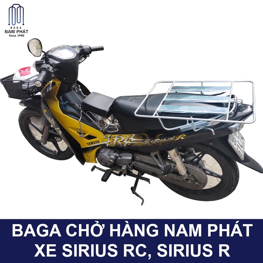 [Giá VAT] Baga Chở Hàng Bắt Cảng Sắt Đặc Nam Phát Dùng Chịu Lực Xe (Sirius R, Sirius RC,...) Vat