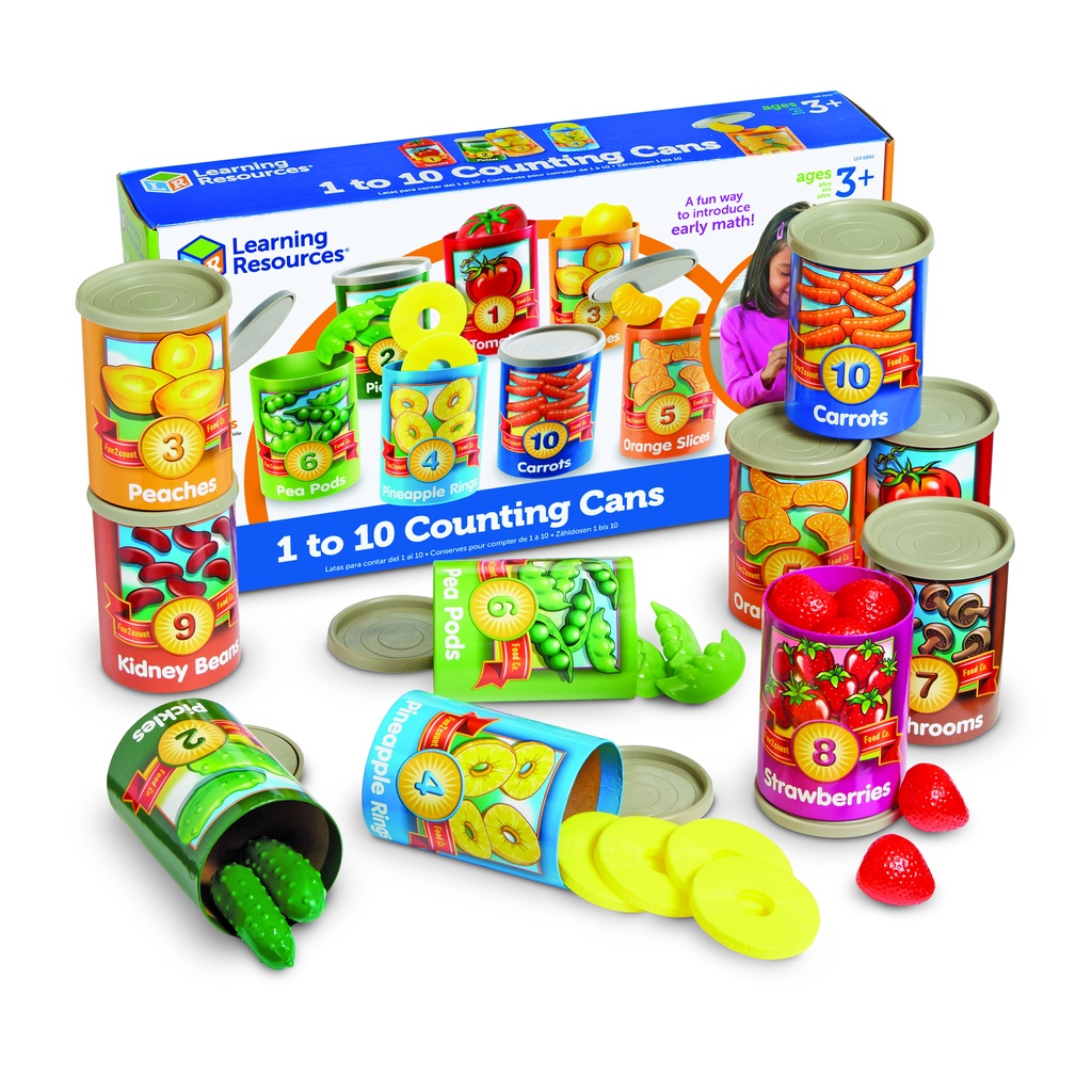 [Hàng nhâp khẩu Mỹ] 1 to 10 Counting Cans