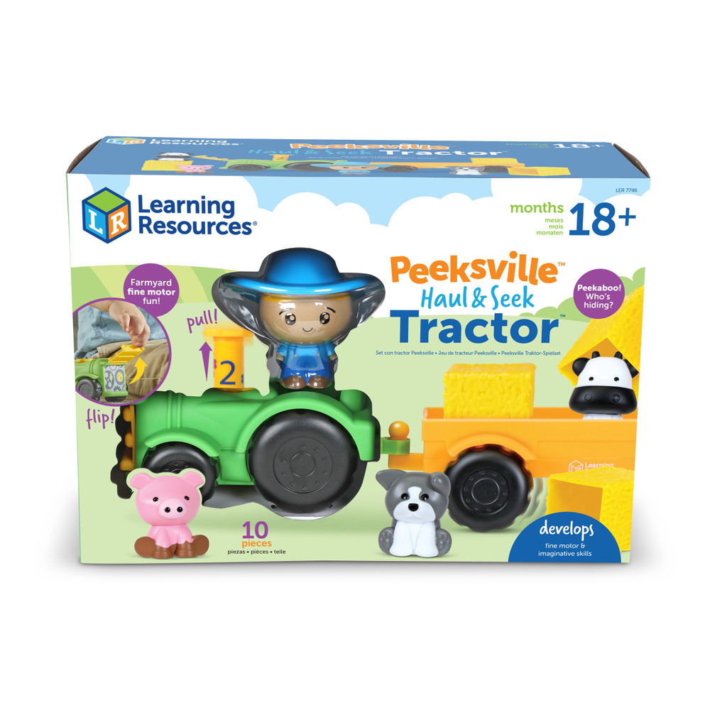 [Hàng nhâp khẩu Mỹ] Peeksville™ Haul & Seek Tractor™