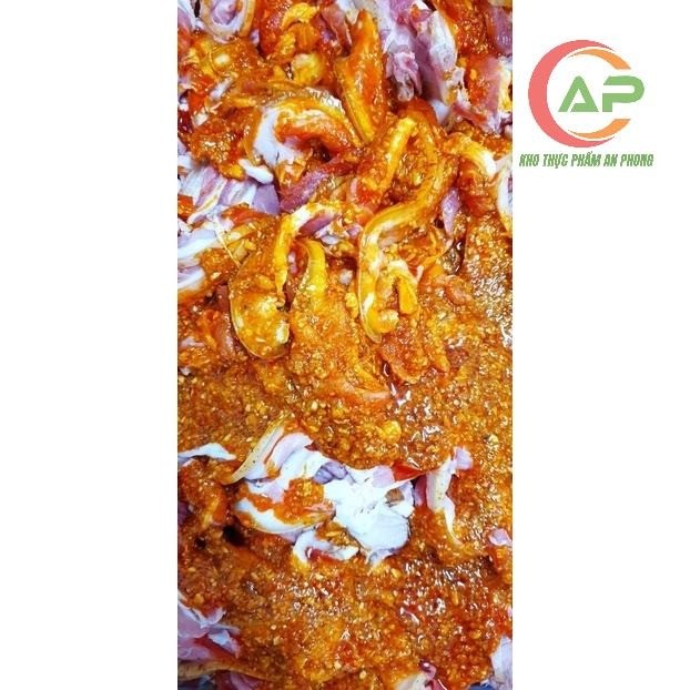 Heo rừng ướp sa tế hộp 500gr kèm muối ớt xanh (HỎA TỐC TPHCM)