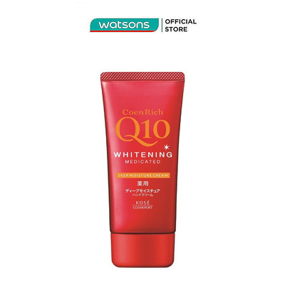 Kem Dưỡng Ẩm Da Tay Không Mùi Kosé Coen Rich Q10 Whitening Deep Moisture Cream 80g