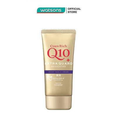 Kem Dưỡng Phục Hồi Lão Hóa Da Tay Kosé Coen Rich Q10+ Extra Guard Moist Shield Cream 80g