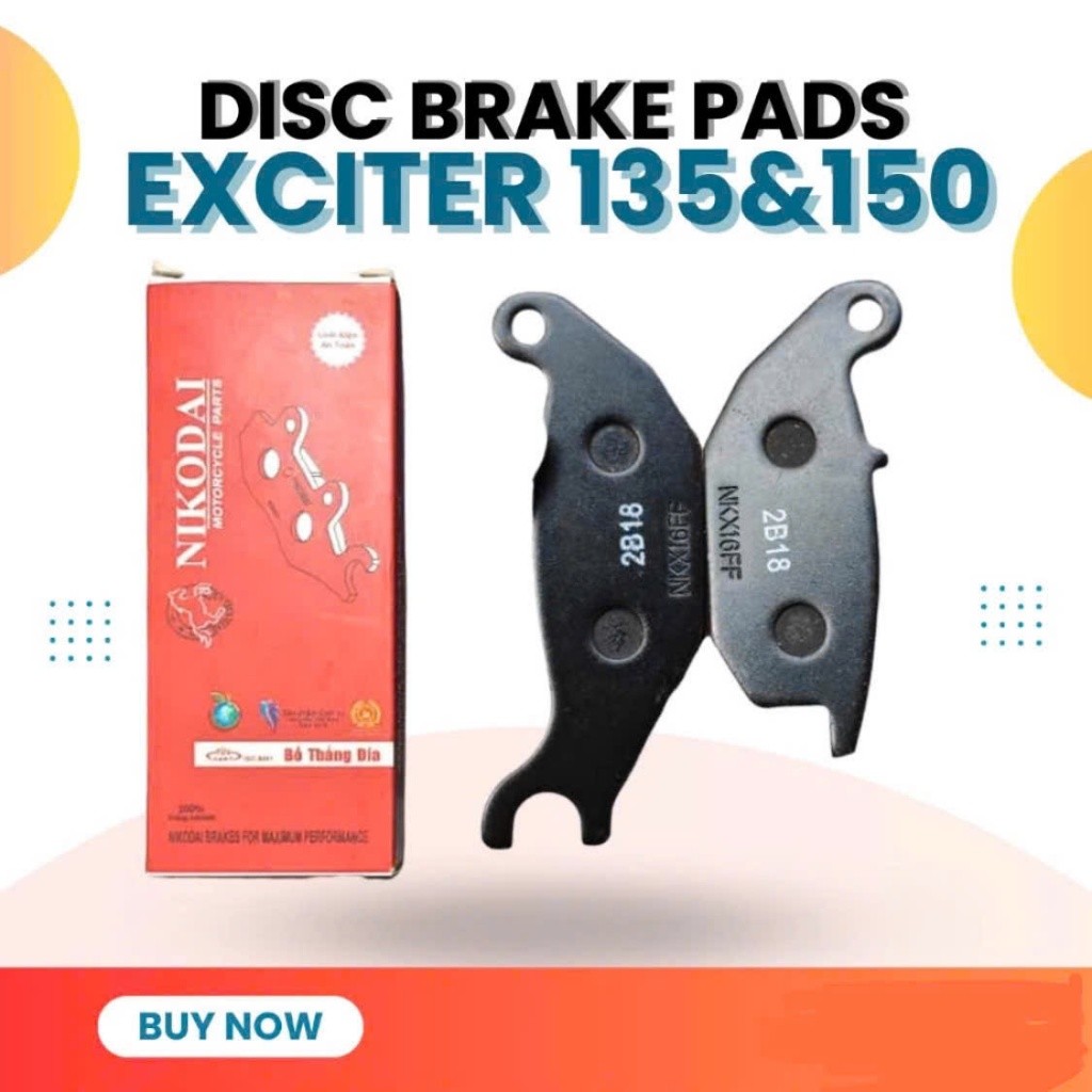 Má phanh đĩa Nikodai Exciter 135 150 sau