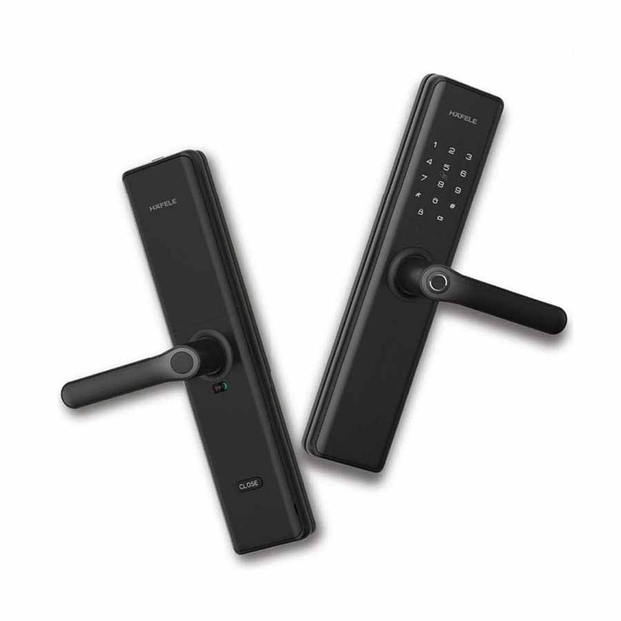 Khóa điện tử Hafele DL7600 912.20.237 Dùng cho cửa gỗ, mở vân tay