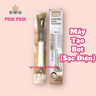  Máy tạo bọt đánh trứng cầm tay 3 cấp độ 2 đầu sạc điện trắng KC 20 