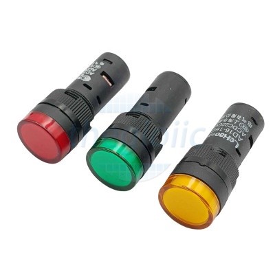 [3 Cái]- AD16-16C Đèn Báo Màu Đỏ 16mm 24V
