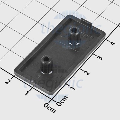 [10 Cái]- Nắp Bịt Đầu Nhựa Cho Nhôm Định Hình QT 2040 Màu Đen