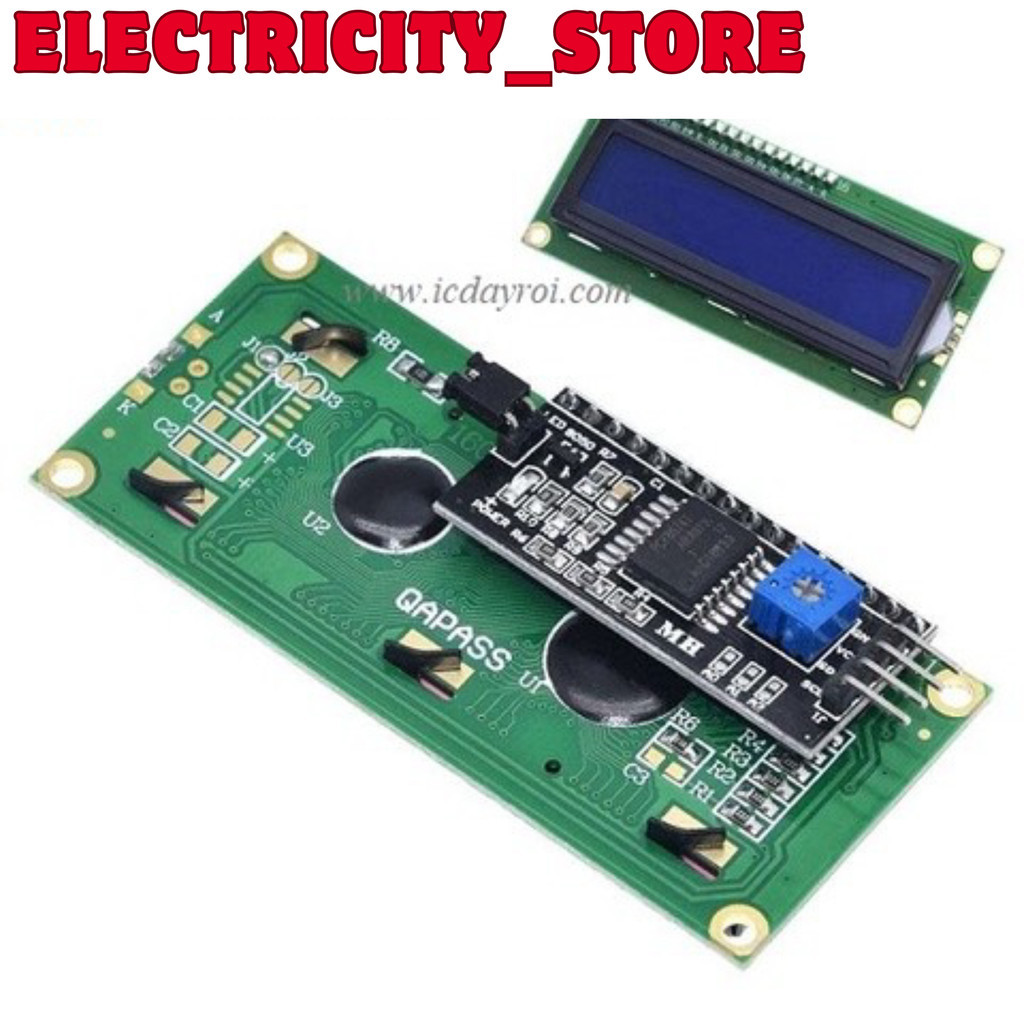 LCD 1602 tích hợp sẵn module chuyển đổi I2C