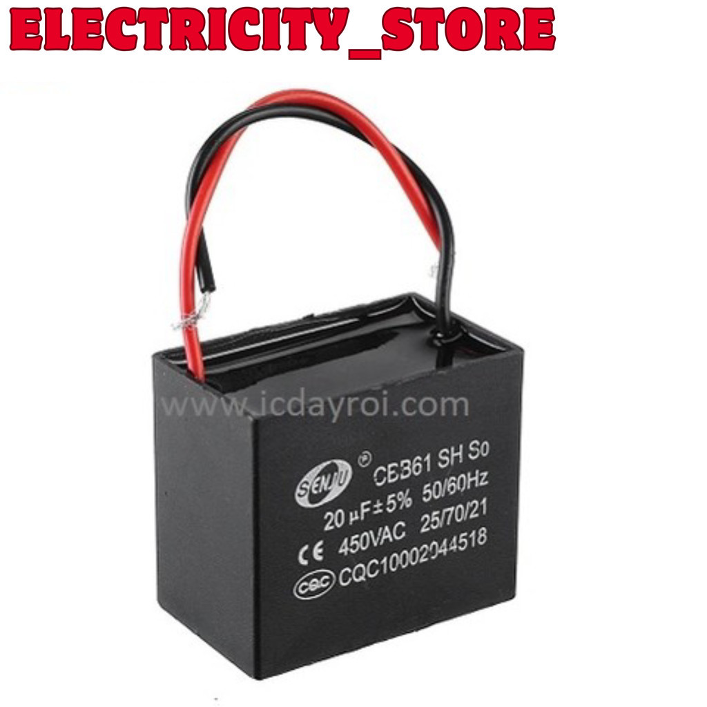 Tụ quạt CBB61 20uF 450V