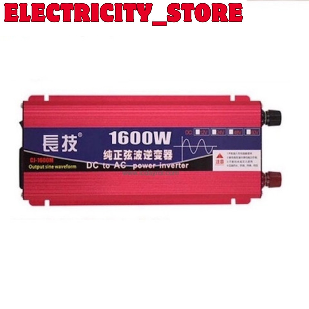 Inverter kích điện 24V lên 220V 1600w sóng sin chuẩn (Inverter pure sine ware)