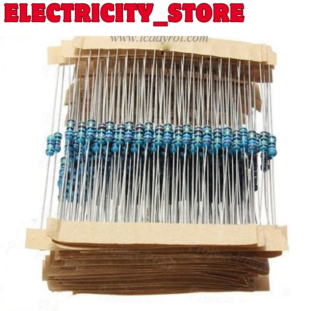 [3 Cái]- Điện trở 330K 1/4W 1% (gói 100 con)