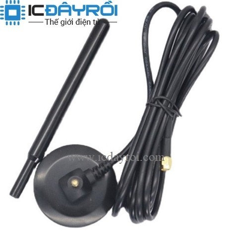 Anten 433Mhz 35dBi SMA Đực 5M