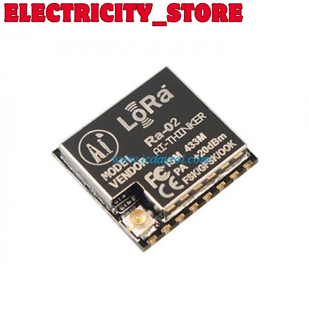 Mạch thu phát RF SPI LORA RA-02 SX1278 433MHZ