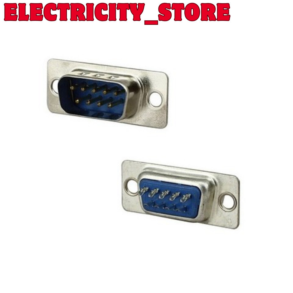 [10 Cái]- Đầu hàn DB9 loại hàn dây Male