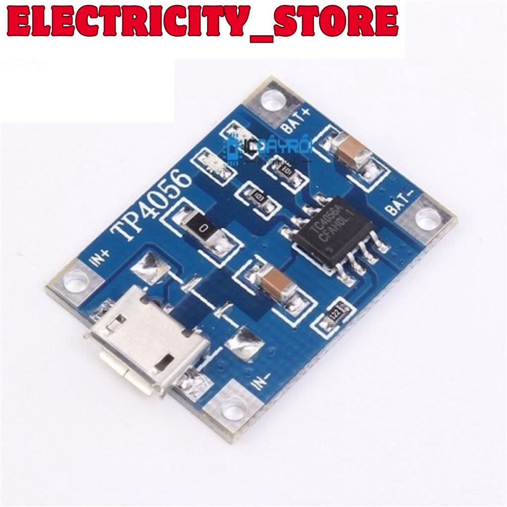 [5 Cái]- Module sạc pin lithium TP4056 1A micro usb