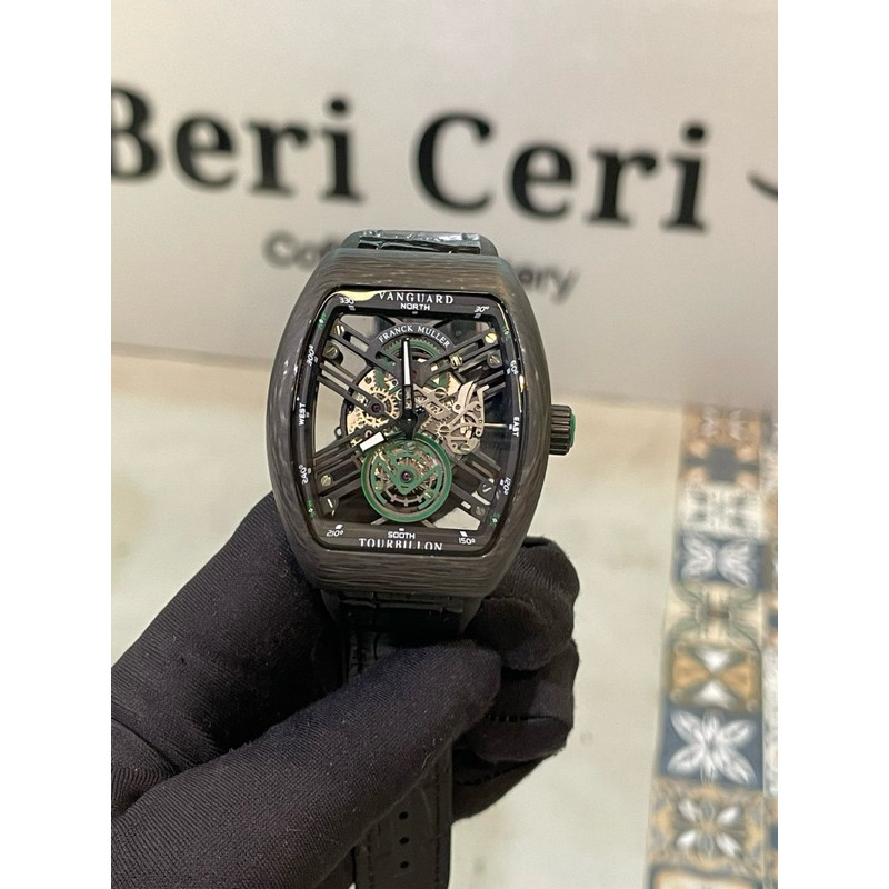 Franck muller v45 , vỏ carbon siêu nhẹ - fullbox