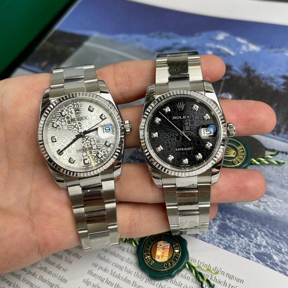 Đồng Hồ nam Rolex Datejust 41mm máy Cal 3235 31 chân kính 28800vph - thép cao cấp
