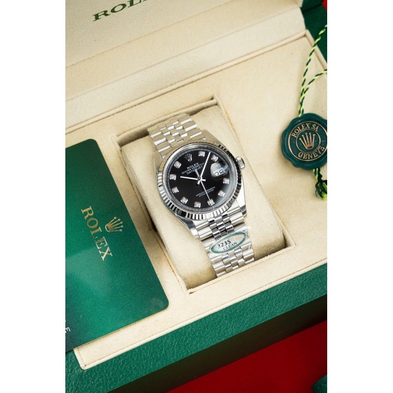 Đồng Hồ Nam Rolex Datejust 116234 cọc số la mã mặt trắng— size 36mm— máy cal3235 tích cót 70h— VS Fa
