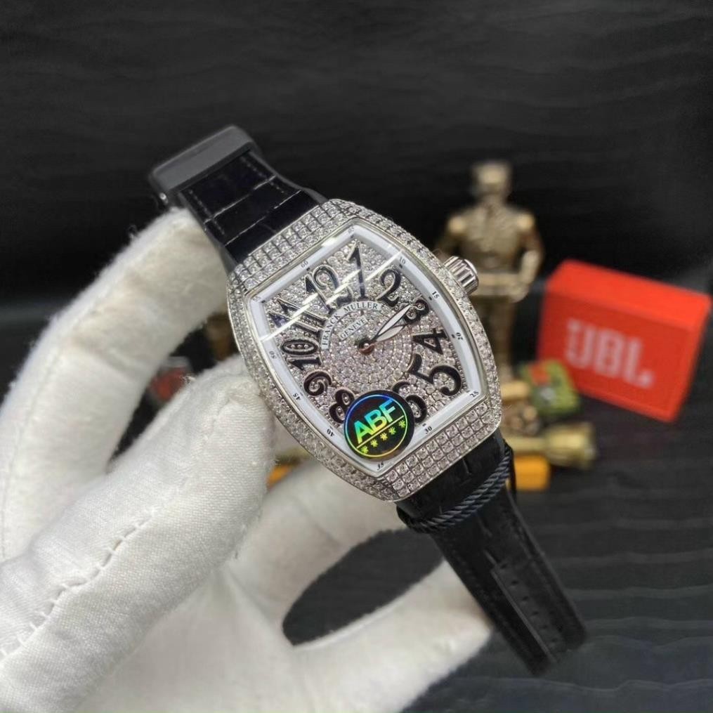 Đồng Hồ nữ Franck Muller Vanguard ABF 32mm máy Swissquartz thuỵ sĩ - full đá CZ