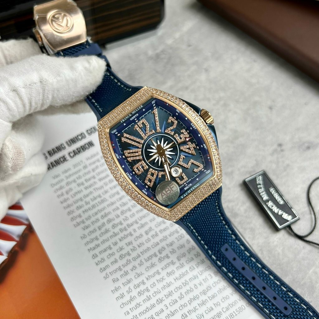 Đồng Hồ nam Franck Muller Yachting ABF 42mm máy FM800 Thuỵ Sĩ, độ hoàn thiện chi tiết 99% auth. RVW
