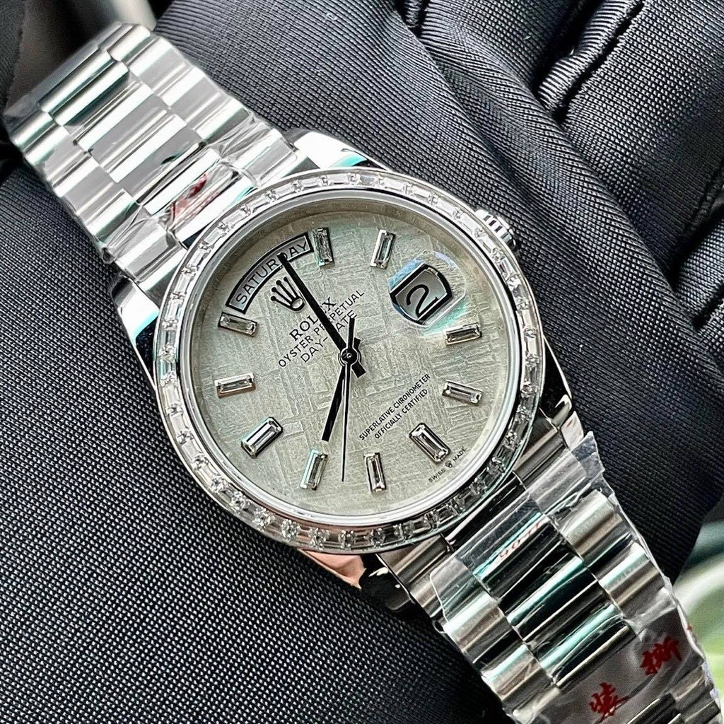 [Tang HOp] Đồng hồ nam ROLEX oyte Date Day TT Niềng bag 36mm- Thép 904L- may thụy . Revo Watch