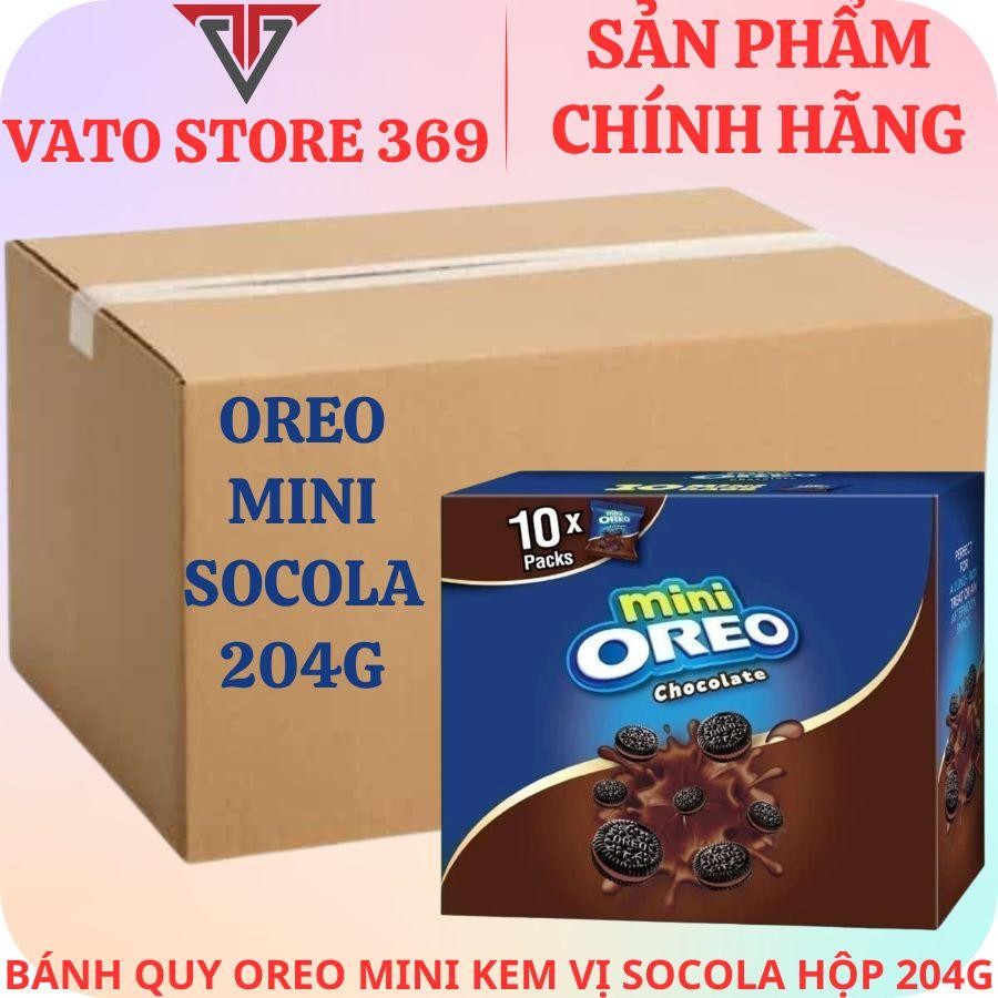 Bánh quy OREO mini socola vị socola hộp 204g