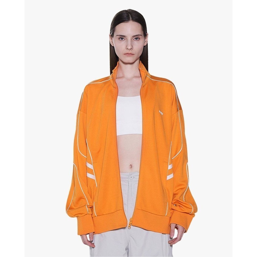 NERDY - Áo khoác thể thao unisex cổ trụ tay dài Racing