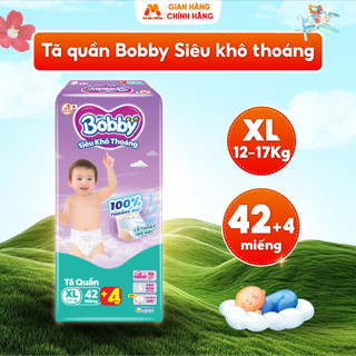 [FULL SIZE] Tã Quần BOBBY Siêu Khô Thoáng M56/ L48/ XL42/ XXL38/3XL29 Chống Tràn Dành Cho Bé - MC11