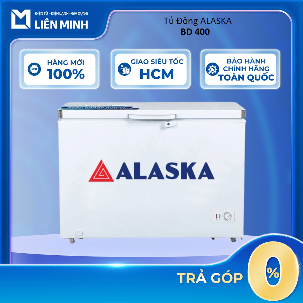 BD 400 - Tủ Đông Alaska 295 Lít BD-400 - Bảo Hành Chính Hãng [SHIP 0Đ HCM]