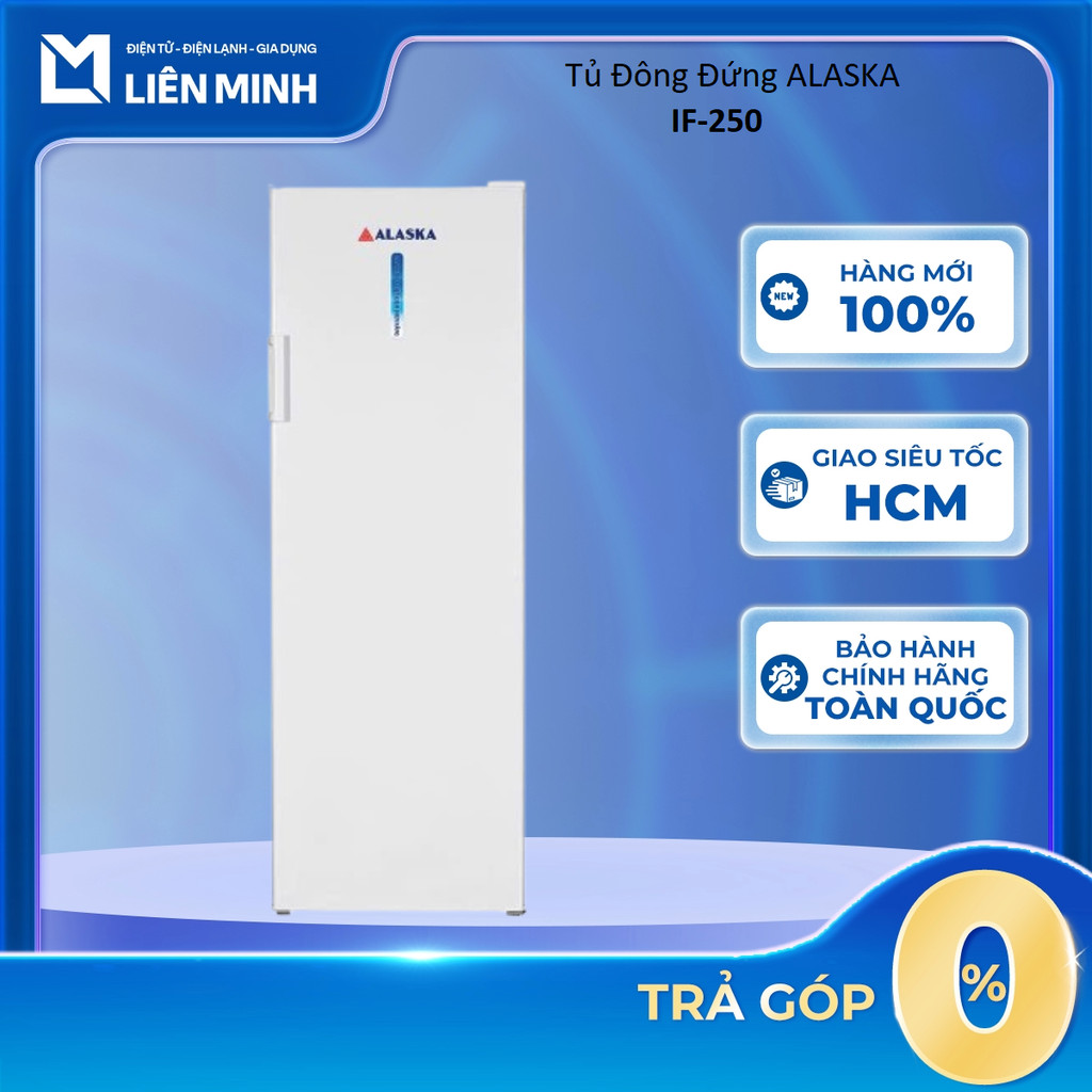 IF-250 - Tủ Đông Đứng Alaska 250 Lít IF-250 [Giao Toàn Quốc]