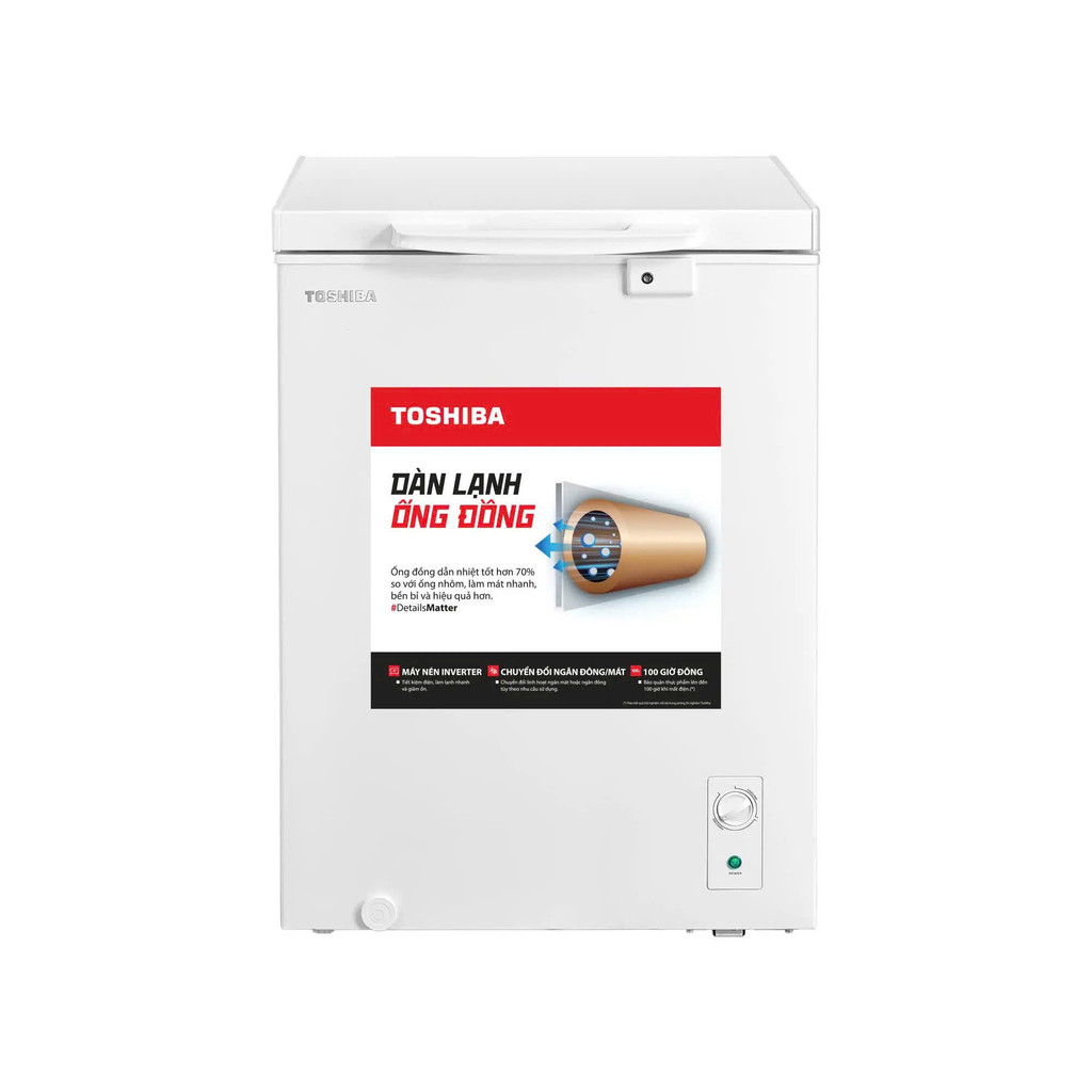 GR-RC185CM-PMV(01) - Tủ Đông TOSHIBA Inverter 143 Lít GR-RC185CM-PMV(01) [Giao Toàn Quốc]