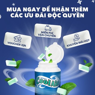 Combo 6 hũ kẹo Sing-gum Cool Air Candy hương bạc hà - khuynh diệp hũ 38 viên