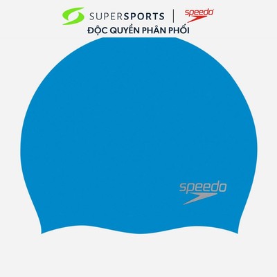 Mũ Bơi Người Lớn Speedo Moulded Silicone - Xanh Dương - 8-70984D437