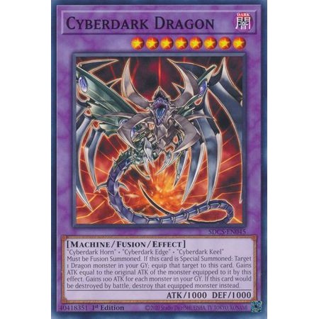 Thẻ bài Yugioh - SDCS-EN045 - Cyberdark Dragon