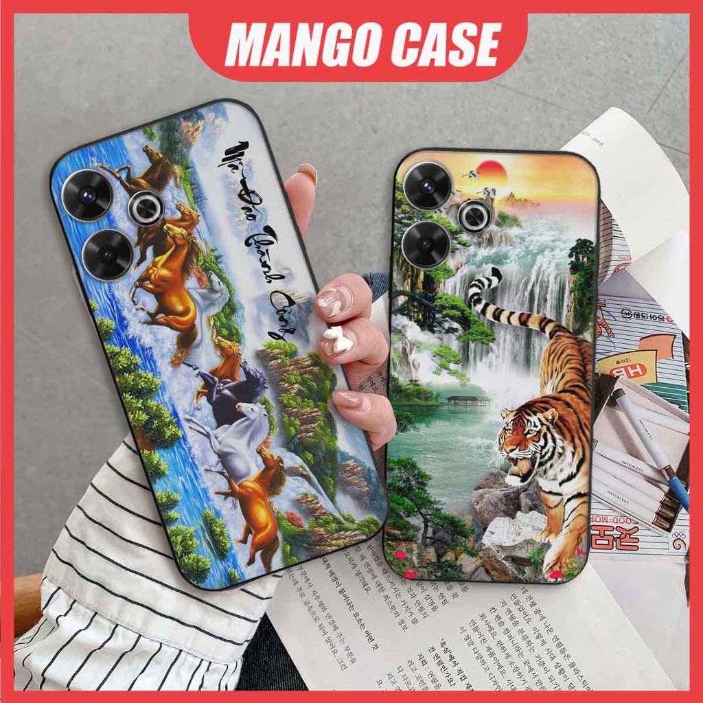 Ốp lưng XIaomi Redmi 13 / Redmi 13x in hình thư pháp, phong cảnh, trâm ngôn