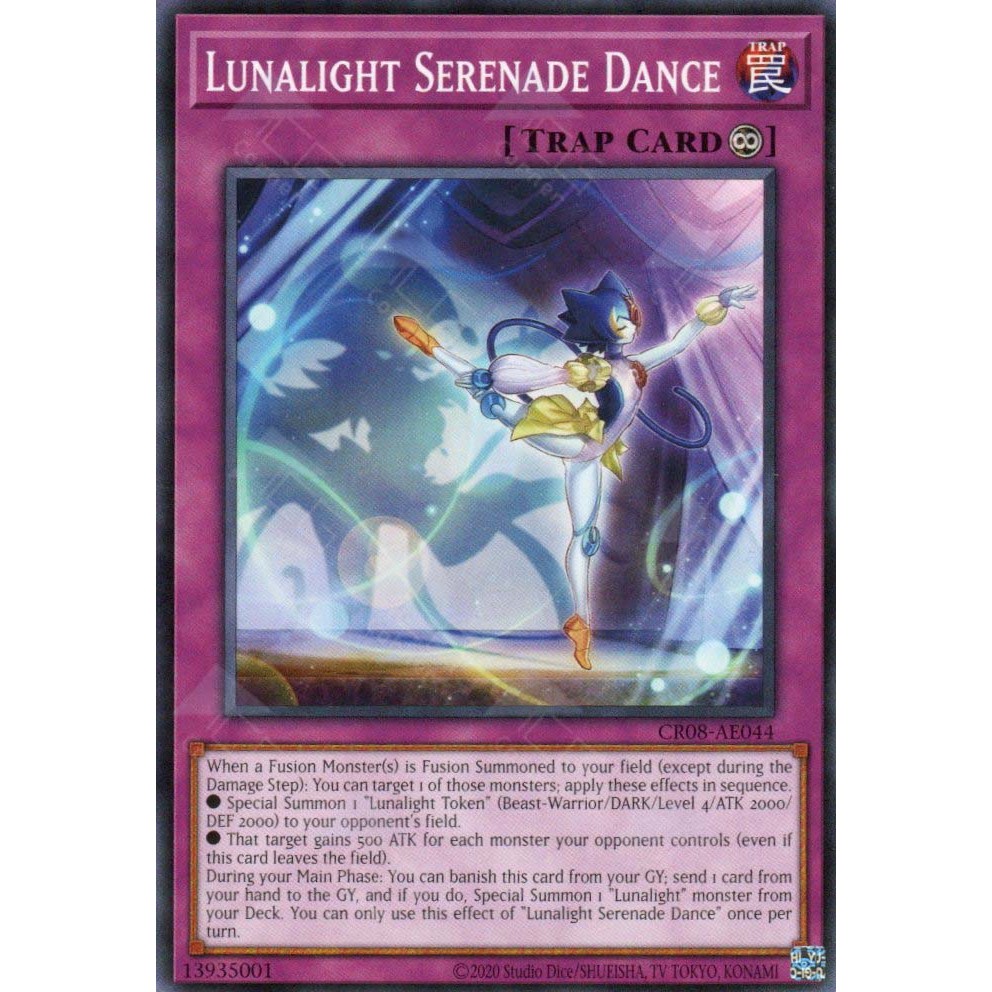 [ Bài Yugioh Chính Hãng ] CR08-AE044 Lunalight Serenade Dance - Common